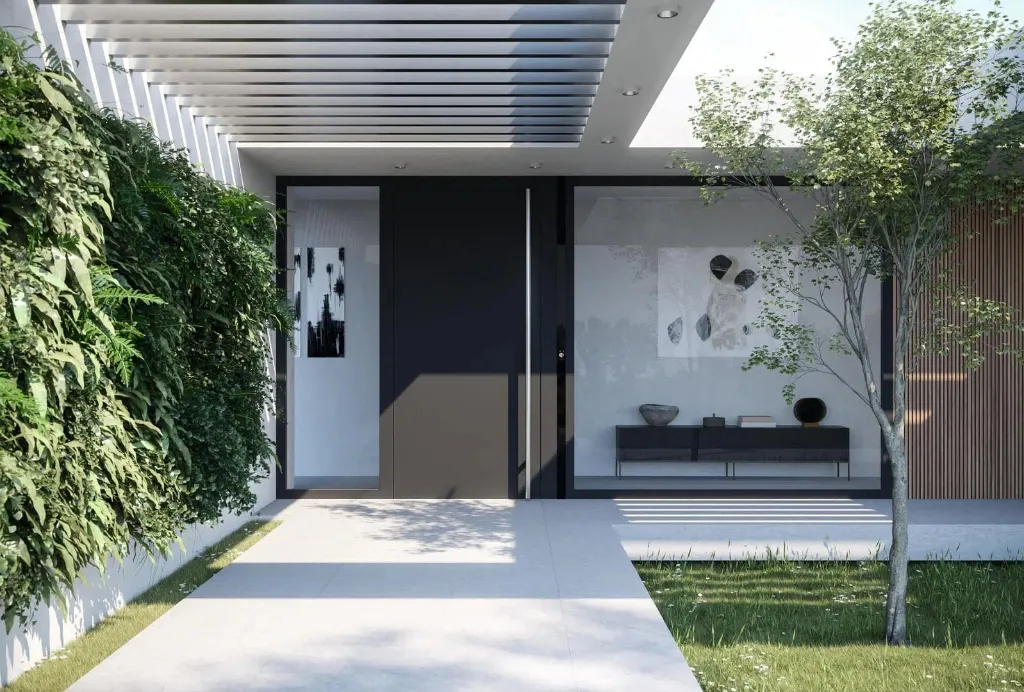 Porte d'entrée Aluminium Premium