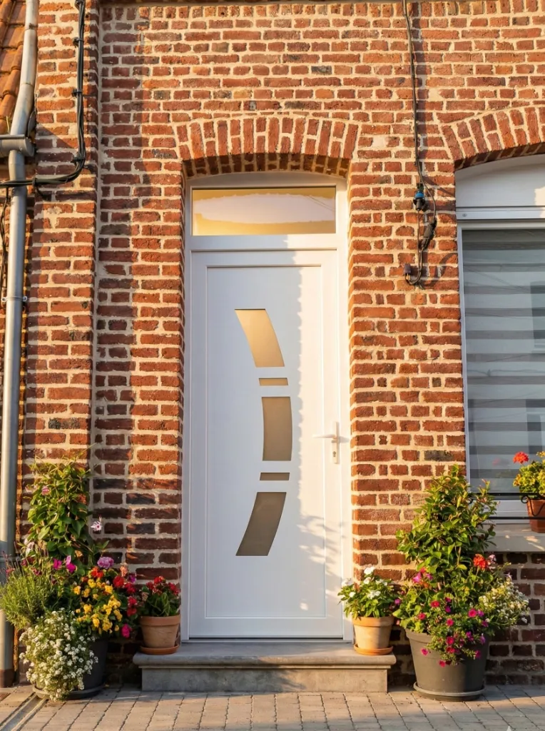 Porte d'entrée Mixte PVC Aluminium